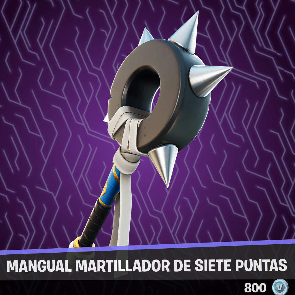 Mangual martillador de siete puntas